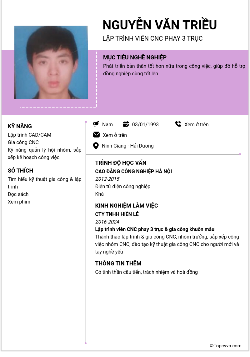cv