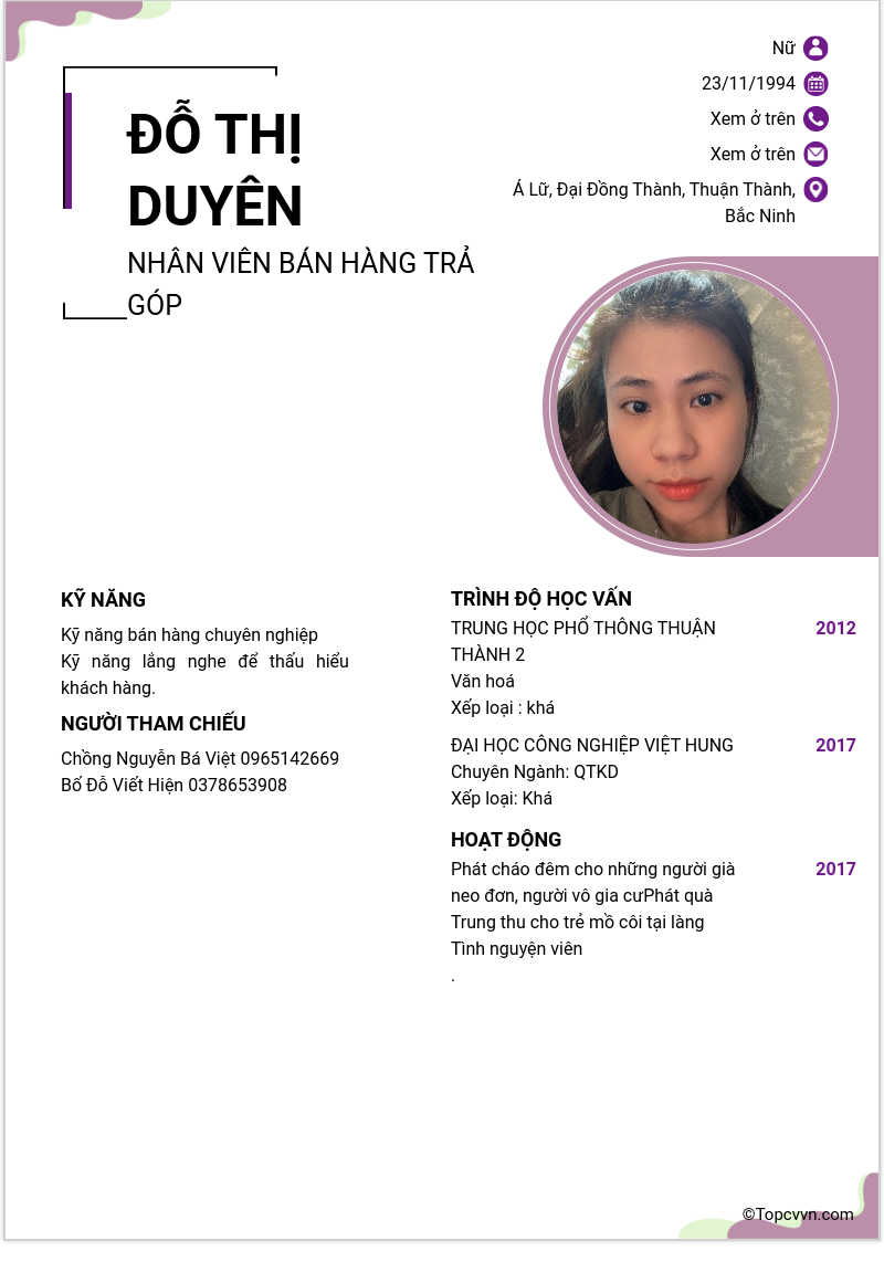 cv
