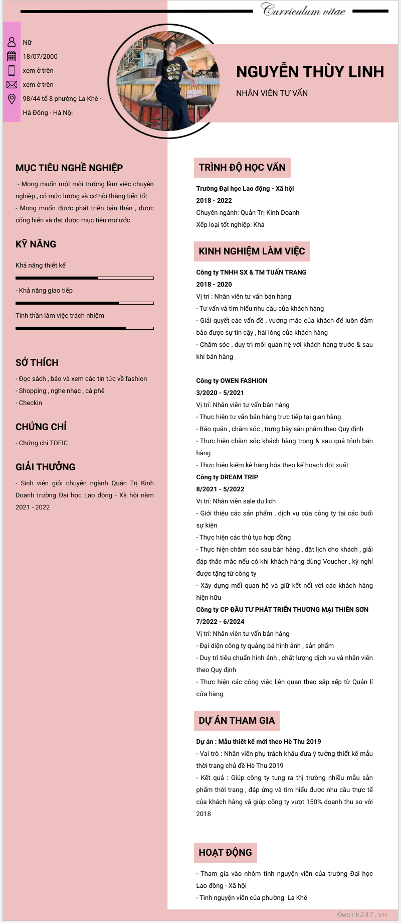 cv