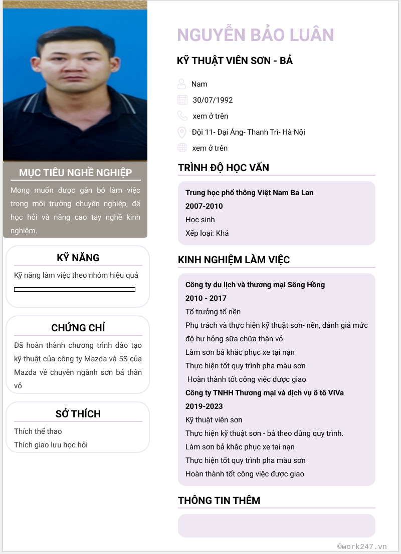 cv