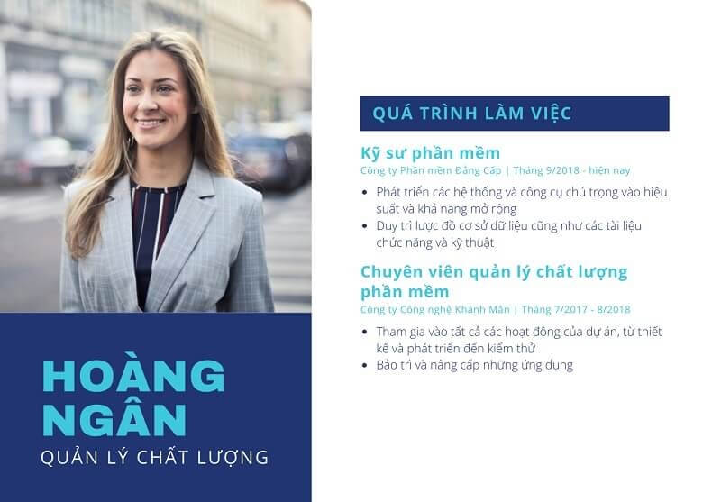 Phần kinh nghiệm làm việc trong CV xin việc QC