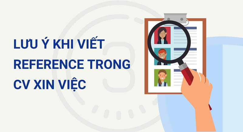 Lưu ý trình bày reference