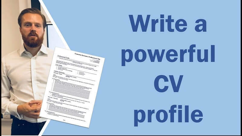 Cách viết CV profile hiệu quả