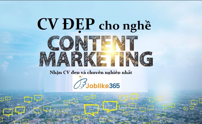 CV mẫu vị trí content marketing