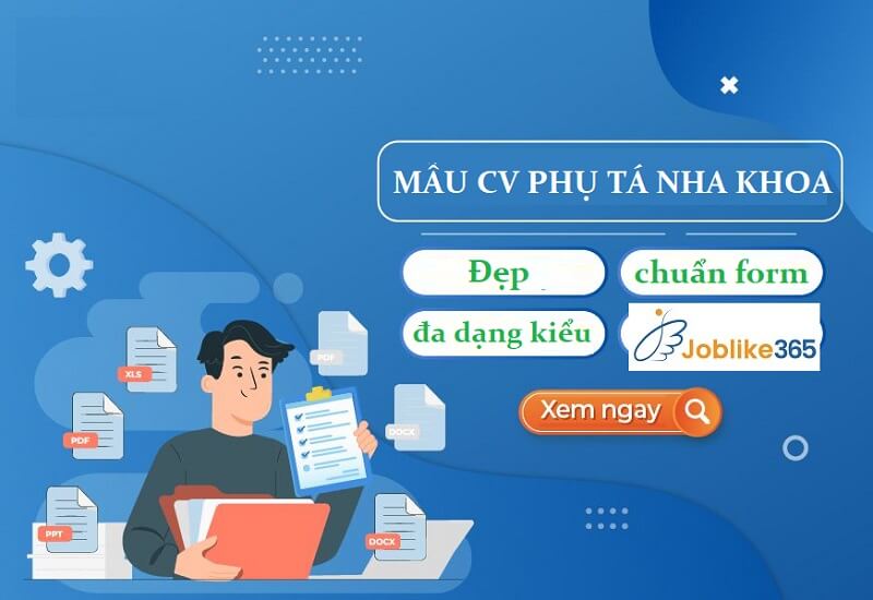 Tải CV phụ tá nha khoa mẫu đẹp nhất