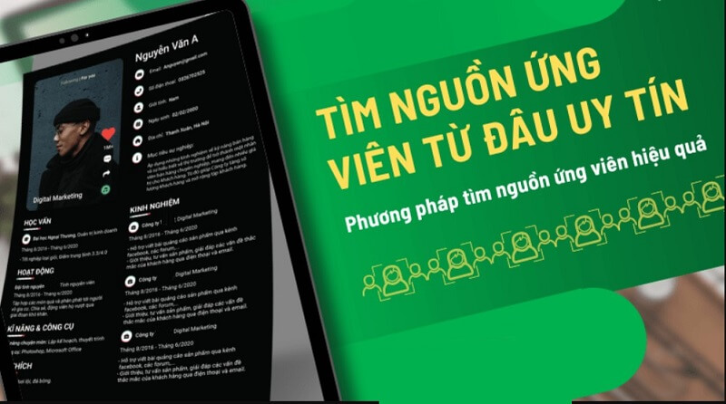 Các nguồn tìm ứng viên uy tín, hiệu quả