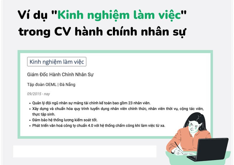 Quy tắc trình bày phần kinh nghiệm làm việc trong bản CV