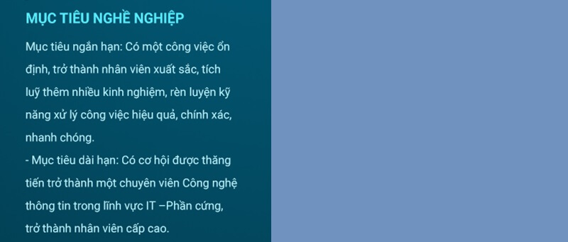 Phân loại rõ mục tiêu ngắn hạn và mục tiêu dài hạn