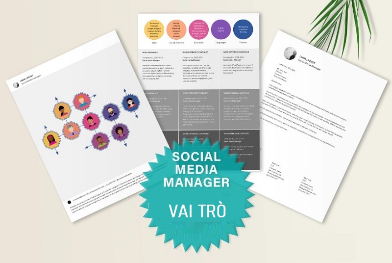 Vai trò của CV social media manager