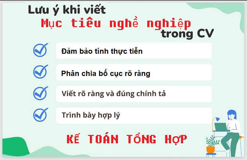 Cách trình bày phần mục tiêu nghề nghiệp