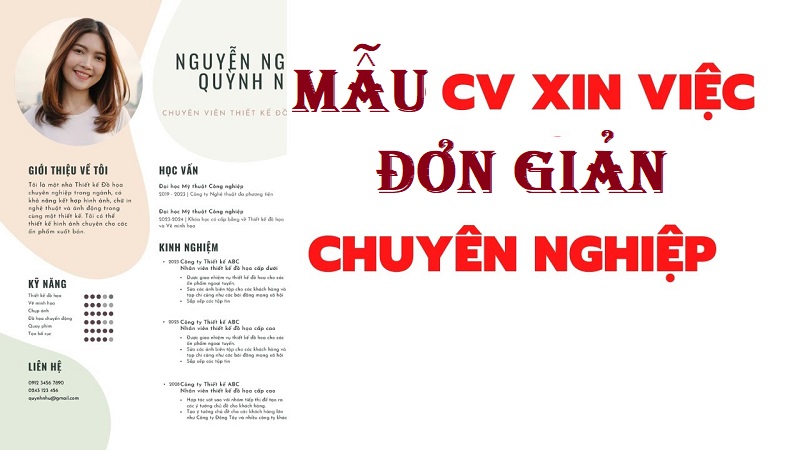 Tìm hiểu khái niệm về CV đơn giản